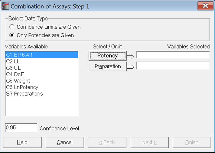 Bioassay Analysis-Combination of Assays