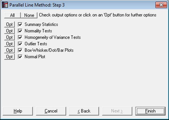 Bioassay Analysis-Parallel Line Method