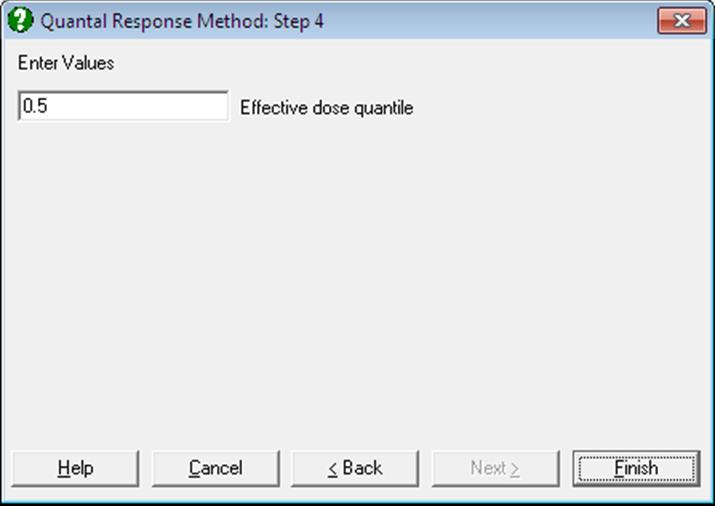 Bioassay Analysis-Quantal Response Method