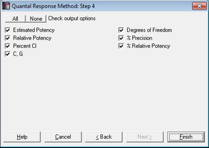 Bioassay Analysis-Quantal Response Method