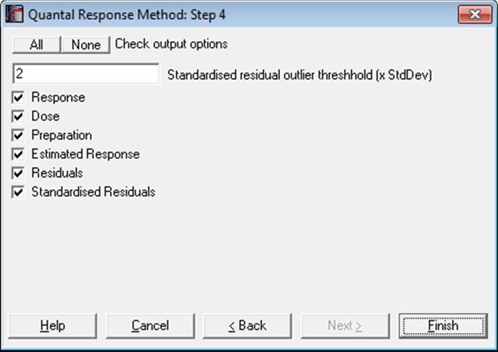 Bioassay Analysis-Quantal Response Method