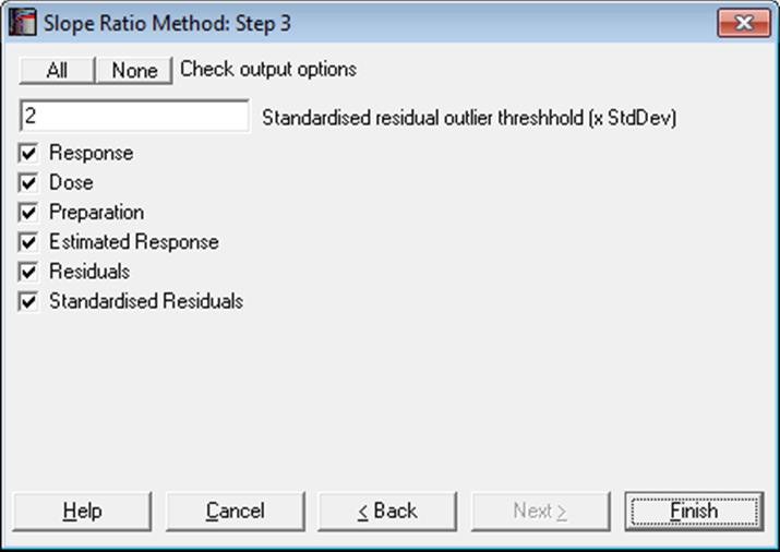 Bioassay Analysis-Slope Ratio Method