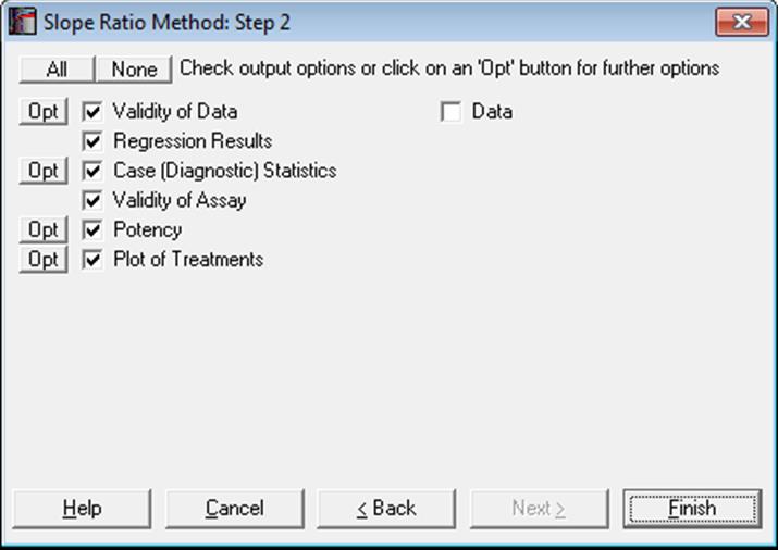 Bioassay Analysis-Slope Ratio Method