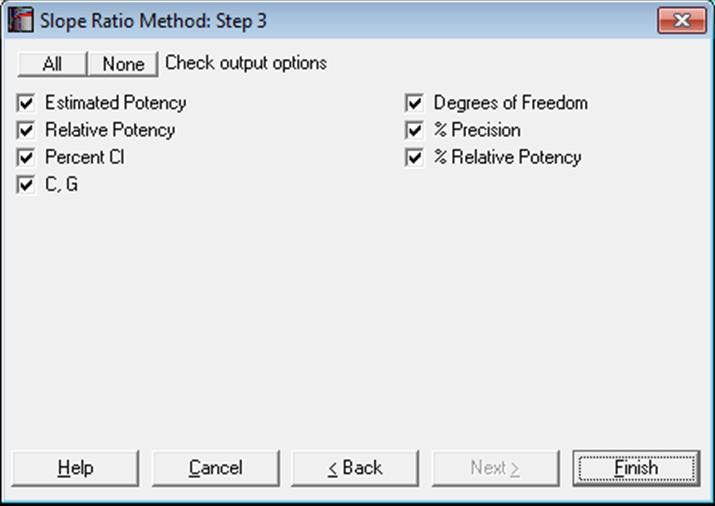 Bioassay Analysis-Slope Ratio Method