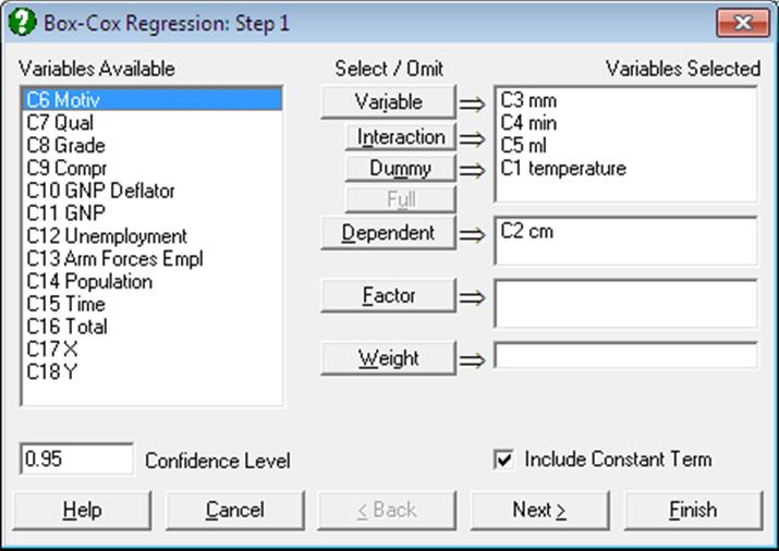 Box-Cox Regression