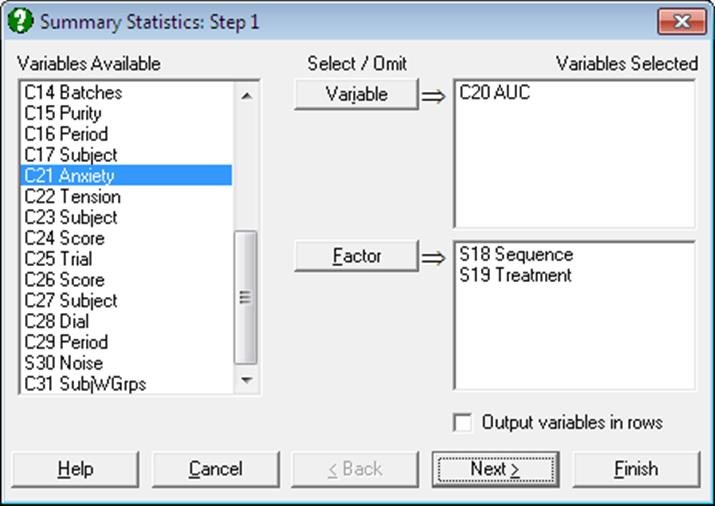 Descriptive Statistics-Multisample Data Types