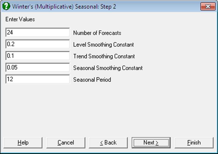 Exponential Weights Moving Average