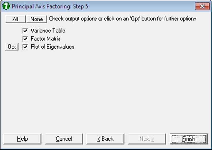 Factor Analysis