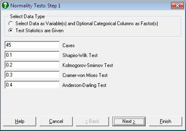 Goodness of Fit-Normality Tests