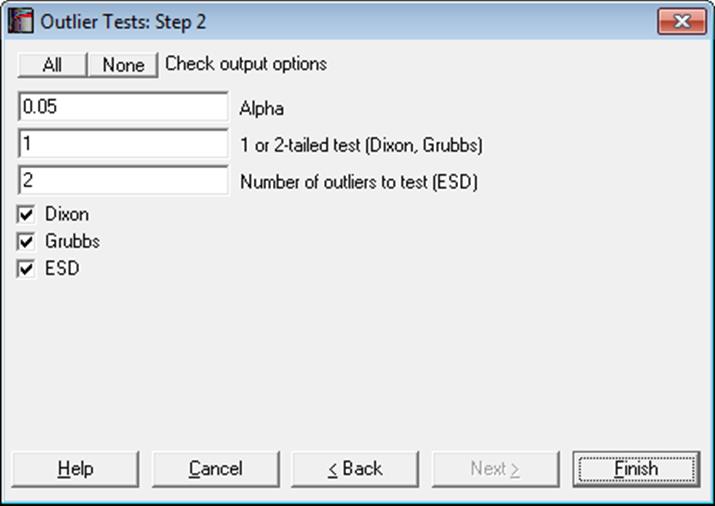 Goodness of Fit-Outlier Tests