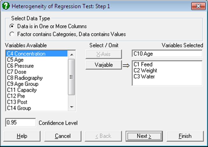 Heterogeneity of Regression