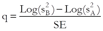 Homogeneity of Variance Tests