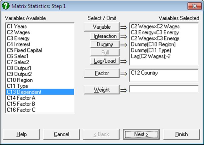 Matrix Statistics