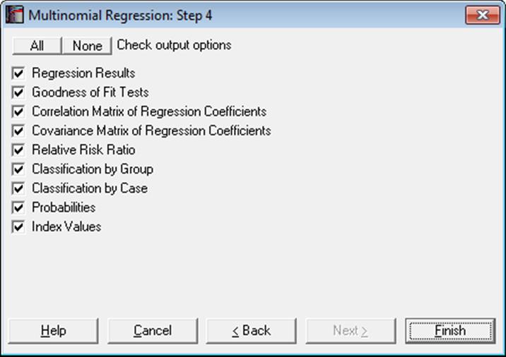 Multinomial Regression