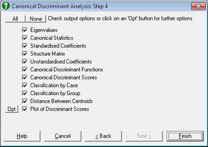 Multiple Discriminant Analysis