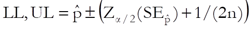 Nonparametric Tests-Binomial Proportion