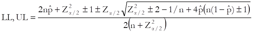 Nonparametric Tests-Binomial Proportion