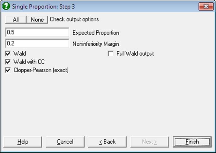 Nonparametric Tests-Binomial Proportion