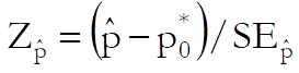 Nonparametric Tests-Binomial Proportion