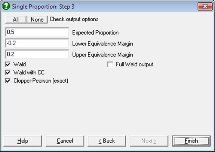 Nonparametric Tests-Binomial Proportion