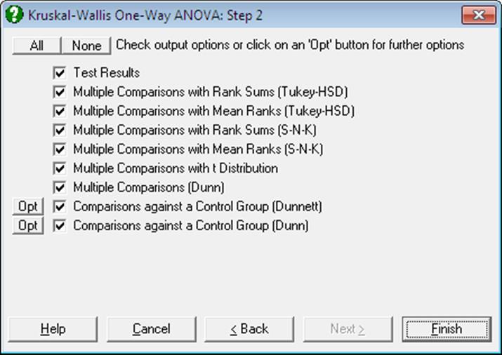 Nonparametric Tests-Kruskal-Wallis One-Way ANOVA