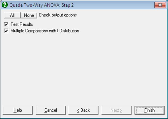 Nonparametric Tests-Quade Two-Way ANOVA