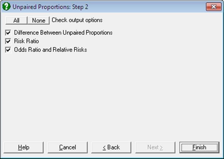 Nonparametric Tests-Unpaired Proportions