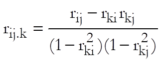 Partial Correlation Matrix