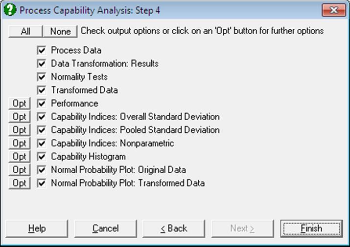 Quality Control-Process Capability Analysis