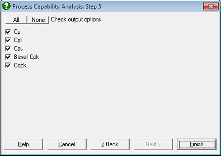 Quality Control-Process Capability Analysis