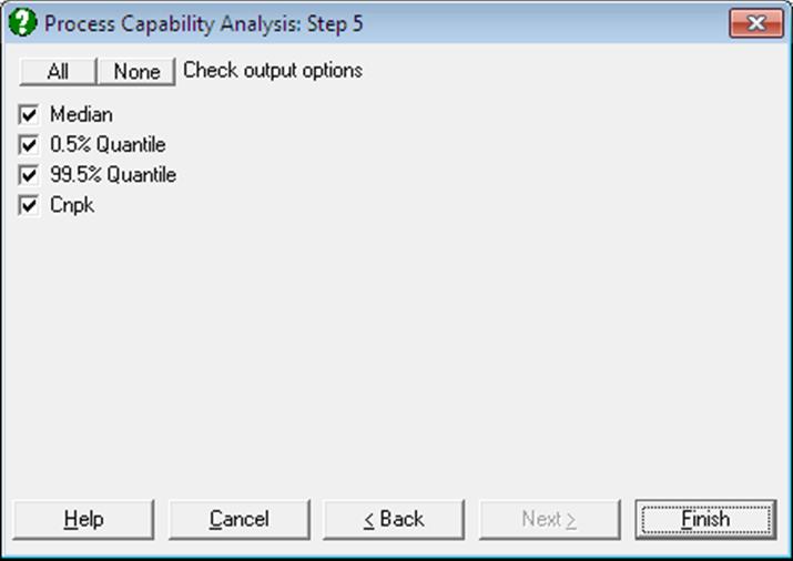 Quality Control-Process Capability Analysis