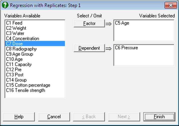 Regression with Replicates