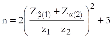 Sample Size and Power-Two Correlations