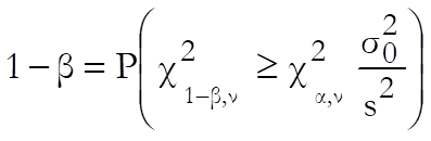 Sample Size and Power-Variance