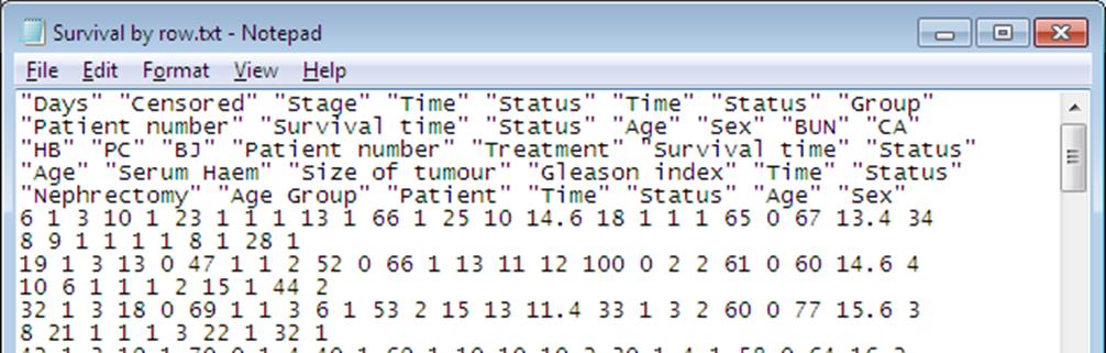 Spreadsheet-File Menu