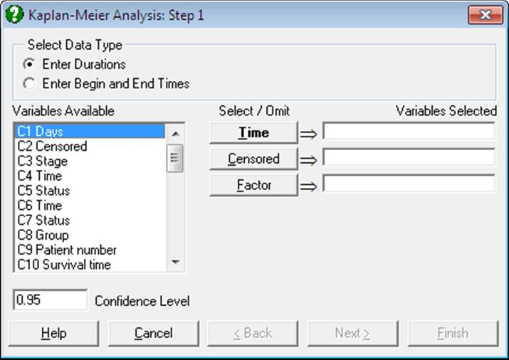 Survival-Kaplan-Meier Analysis