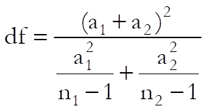 t- and F-Tests