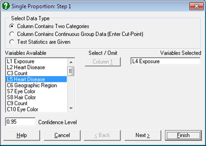 Tests with Binary Data