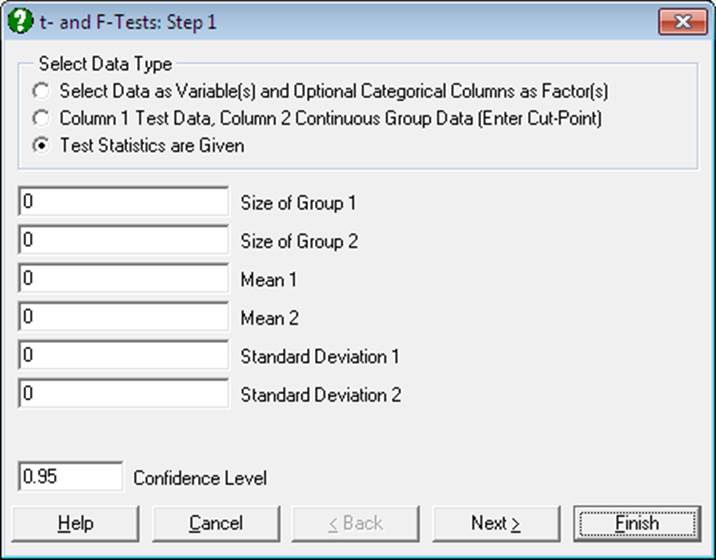 Variable Selection Dialogue