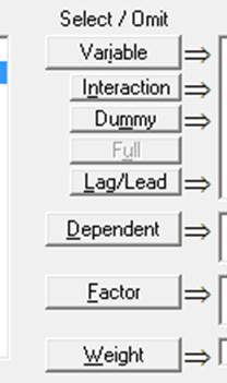 Variable Selection Dialogue