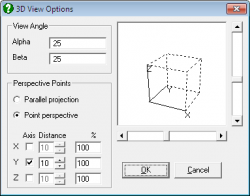 3D viewpoint and perspective