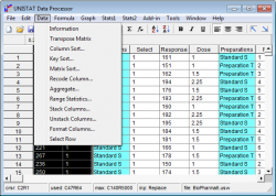 UNISTAT Spreadsheet