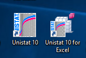 Unistat Desktop Icons